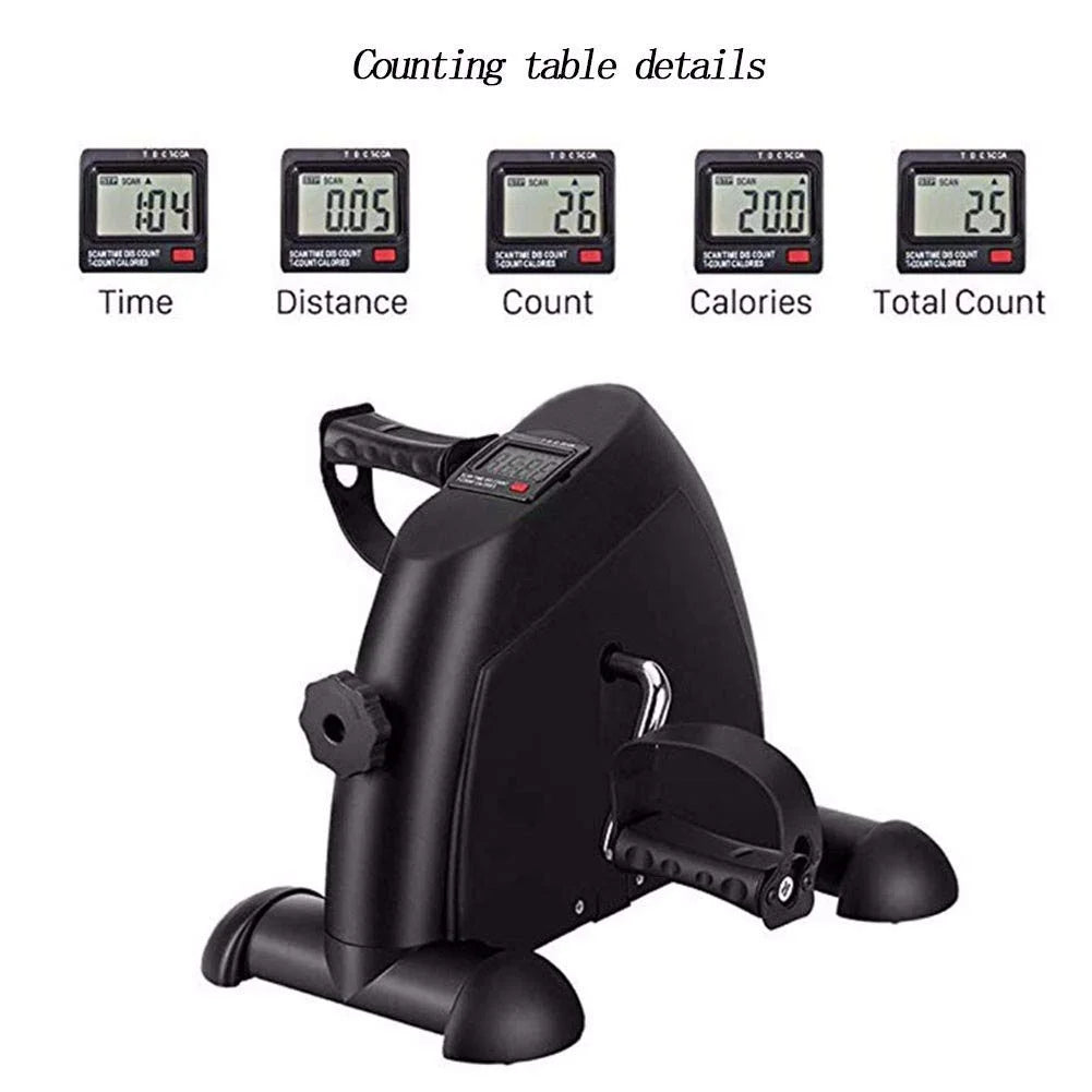 Mini Exercise Bike, under Desk Bike Pedal Exerciser Foot Cycle Arm