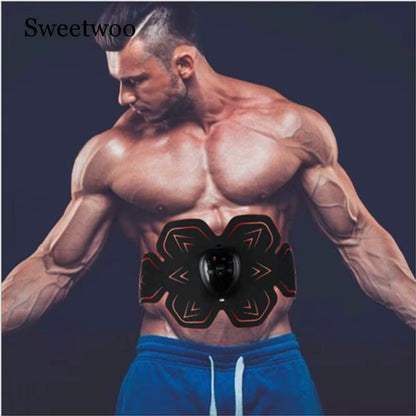 Smart EMS Press Trainer Electric Muscle Simulator Massage Abdominal Muscle Sports Academy Gym Home Exercise Fitness Body Machin